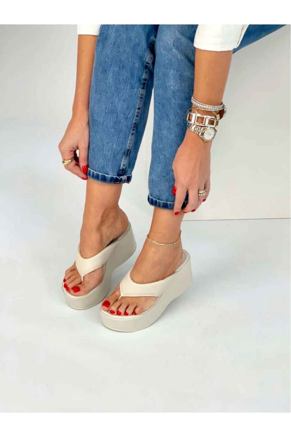 TAMANCO KVENTURA VALENTINI - Off white